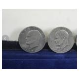 5 - Eisenhower One Dollar Coins - see description for more info