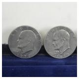 5 - Eisenhower One Dollar Coins - see description for more info