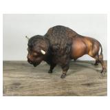 Vintage Breyer Bison Buffalo Figurine - 1965 - Reddish Brown