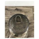 Antique Dietz D-LITE No 2 Kerosene Lantern Oil Lamp New York USA w/Clear Glass