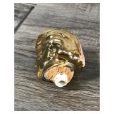 VINTAGE ELVIS PRESLEY GOLD MCCORMICK WHISKEY DECANTER MUSIC BOX "MY WAY" 1977