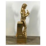 VINTAGE ELVIS PRESLEY GOLD MCCORMICK WHISKEY DECANTER MUSIC BOX "MY WAY" 1977