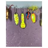 Lot of Fishing Spoon Lures and More - see description for more info