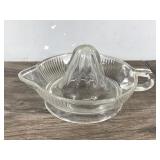 3 - Vintage Clear Glass Juicers