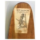 Vintage Wooden Folding Ironing Table - American Woodenware Company - Manistee, Michigan
