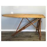 Vintage Wooden Folding Ironing Table - American Woodenware Company - Manistee, Michigan