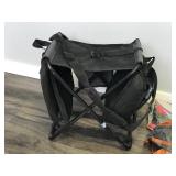 FLW Outdoors Portable Fold Up Chair with Storage Pouches & Split Rock Dome Tent