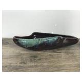 Vintage Drip Glaze Blue Mountain Pottery Console Planter