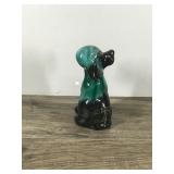 Vintage Drip Glaze Blue Mountain Pottery Dog Figurine