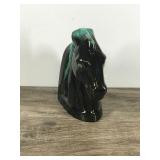 Vintage Drip Glaze Blue Mountain Pottery Horse Head Book End