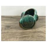 Vintage Drip Glaze Blue Mountain Pottery Log Vase