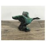 Vintage Drip Glaze Blue Mountain Pottery Canadian Goose Figurine