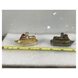 Vintage Niagara Falls Maid Of The Mist Boats Salt & Pepper Shakers