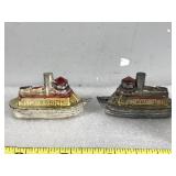 Vintage Niagara Falls Maid Of The Mist Boats Salt & Pepper Shakers