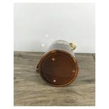 Vintage Brown Drip Glaze Pitcher