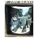 Vintage The Beatles Abbey Road Coffee Mug Ceramic Cup Music Collectible in box