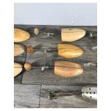 Lot of Wooden and Metal Shoe Stretchers