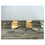 Lot of Wooden and Metal Shoe Stretchers