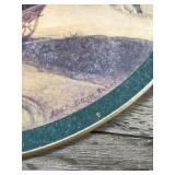 6 - Vintage Abel Grimmer Round Art Pictures (Lordy Clare - Made in England)