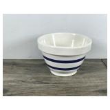 Vintage R. R. P. Co. Roseville, Ohio Robinson Ransbottom Striped Bowl