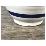 Vintage R. R. P. Co. Roseville, Ohio Robinson Ransbottom Striped Bowl