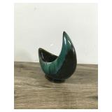Vintage Blue Mountain Pottery Half Moon Planter