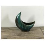 Vintage Blue Mountain Pottery Half Moon Planter