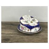 Vintage Butter Dish - (A Sevre Decor)