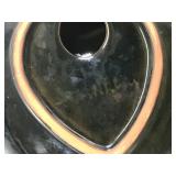 Vintage Canadian Blue Mountain Pottery Swan Dish With Classic Flow Glaze