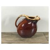 Vintage Hull Pottery Brown Drip Glaze Ceramic Pitcher