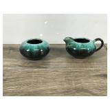 Set of Creamer & Sugar Dishes - Vintage BMP Canada Blue Mountain Pottery