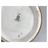 2 -,Antique Ioga Warwick Longa Hand Painted Porcelain Vases