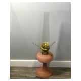 Vintage Aladdin Kerosene Lamp Pink Moonstone - #23