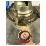 3 - Vintage Kerosine Oil Lamps with a Pack of Oil Lamp Wicks - All 3 of them glow green when you put a black light on them