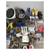 Lot of Hardware & More - Brass Valves - Copper Piping - Solder - Gaskets - Washers - Nails  -  Electrical - Plumbing and More