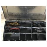Phantom Plano Double Sided Tackle Box full of Artificial Fishing Lures
