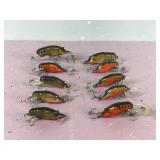 Lot of 10 Bagley Crayfish Fishing Lures