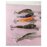 Lot of 10 Collectible L&S Fishing Lures
