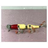 Large Collectible Wooden Creek Chub Pikie Fishing Lure
