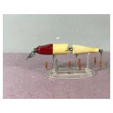 Large Collectible Wooden Creek Chub Pikie Fishing Lure