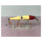 Large Collectible Wooden Creek Chub Pikie Fishing Lure