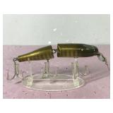 Large Collectible Wooden Creek Chub Pikie Fishing Lure