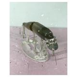 Large Collectible Wooden Creek Chub Pikie Fishing Lure