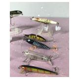 Lot of 10 Collectible Heddon Fishing Lures
