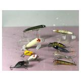 Lot of 10 Collectible Heddon Fishing Lures