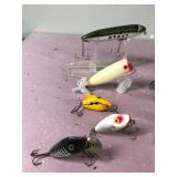 Lot of 10 Collectible Heddon Fishing Lures