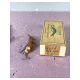 Collectible Wooden Flatfish X5 Fishing Lure with Box