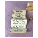 Collectible Wooden Flatfish X5 Fishing Lure with Box