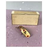 Collectible Wooden Flatfish X5 Fishing Lure with Box