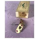 Collectible Wooden Flatfish X5 Fishing Lure with Box